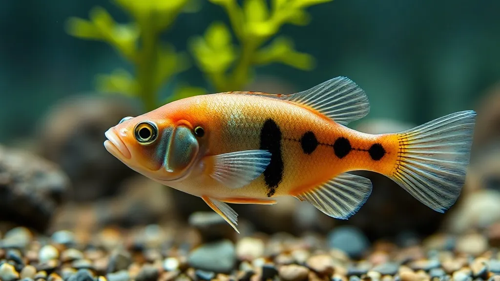 Grupo de Corydoras paleatus no fundo de aquário plantado com substrato de areia fina e raízes