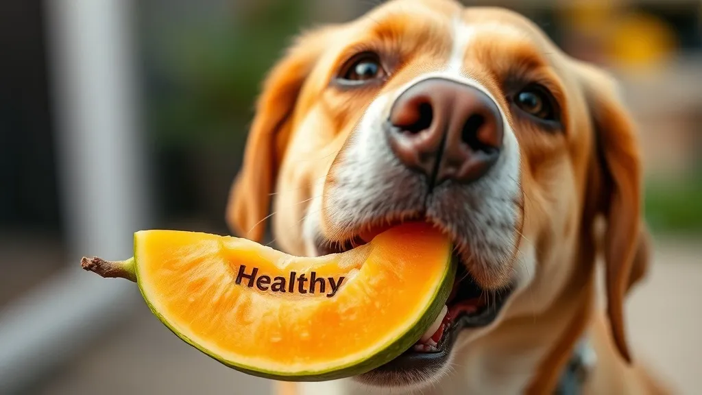 Cachorro recebendo um pedaço de fruta da mão do tutor na cozinha de casa
