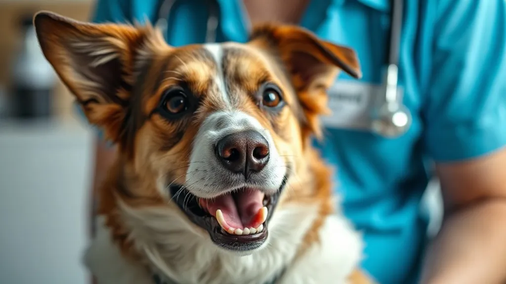 Cofrinho e ração ao lado de um cachorro pequeno, representando o orçamento mensal de manter um cão