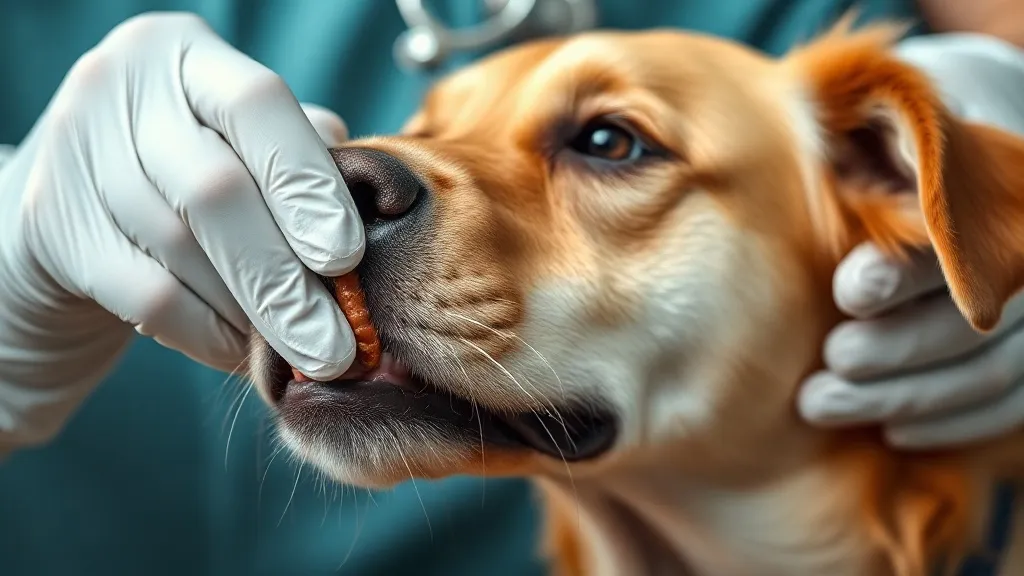 Cachorro sendo examinado por veterinária em consultório, com foco em saúde preventiva