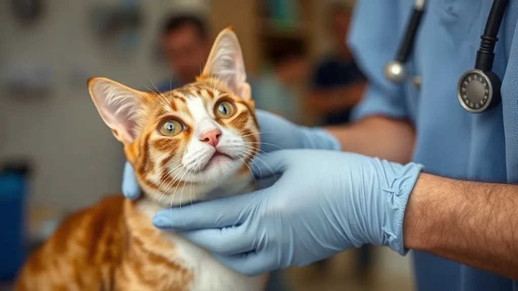 Gato doméstico adulto deitado em colcha clara, olhar tranquilo, luz natural de janela ao fundo